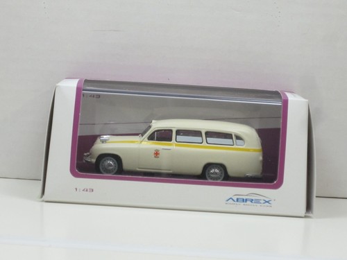 Skoda 1201 krankenwagen - skoda, rotes