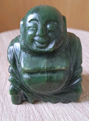 Hand carved natural nephrite - hand,