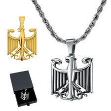 Edelstahl halskette mit - edelstahl,