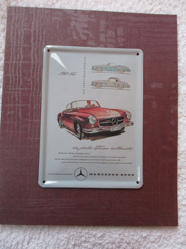 Blechschild mit karte von - blechschild,