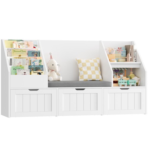 Kinderregal mit sitzbank - kinderregal,