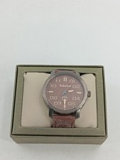Timberland Herren Armbanduhr Braun Leder Casual Uhr