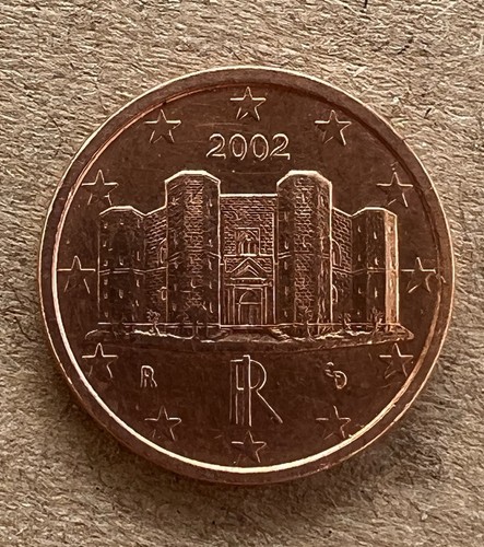 Euro cent münze italia 2002 - cent,