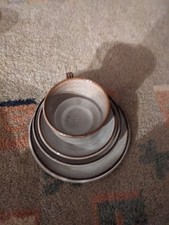 Stogo Dänemark Steingut Teller, Tasse und Untertasse Herluf Gottschalk Olsen 2