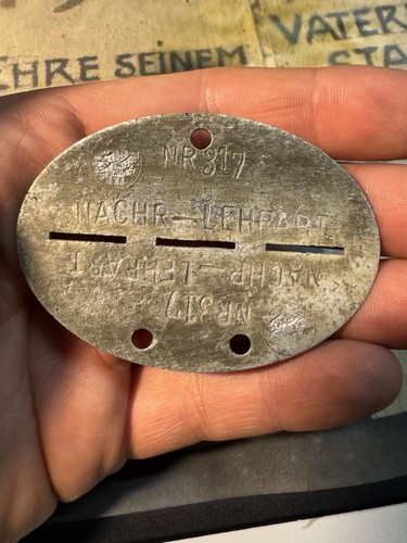 Erkennungsmarke wehrmacht - erkennungsmarke,