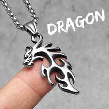Drachen Anhänger Edelstahl