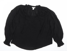 Schwarze bohemian bluse - bohemian-bluse, damen
