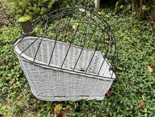 Fahrrad Hunde Korb, Weidenkorb für Gepäckträger, 8 Kg Belastbarkeit - Gebraucht