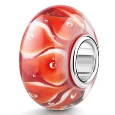 MATERIA Glas Bead orange rot