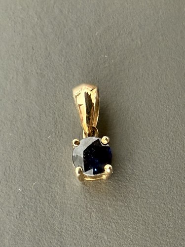 Mini anhänger 375 - , gelbgold