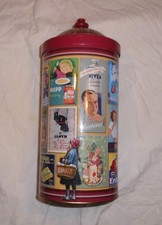 Blechdose Litfaß - Säule 26 cm Nostalgie - Reklame