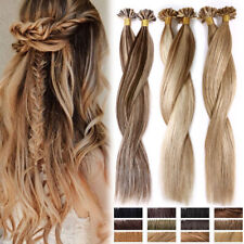 1G Strähnen DICK Bonding Keratin U Tip Remy Echthaar Extensions Haarverlängerung