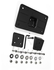 Kennzeichenhalter schwarz Lay Down für Harley Davidson Softail Dyna Sportster