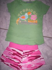 Sommer-Set , "Tropical"-Top +