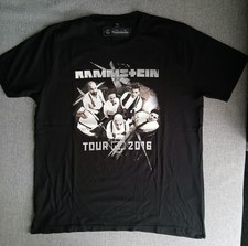 Rammstein Tourshirt 2016 Größe  XXL original
