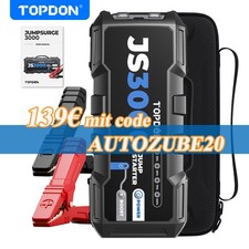 TOPDON JS3000 3000A Starthilfe Booster Powerbank diesel Jump Starter 24000mAh DE