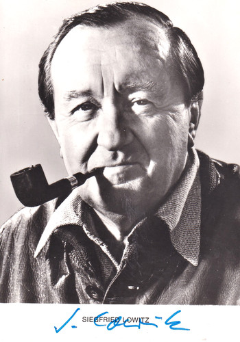 Autogramm siegfried lowitz - autogramm,