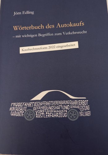 Wörterbuch des autokaufs - des, |