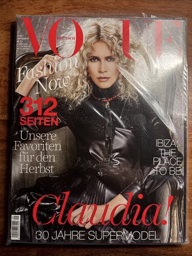 German vogue claudia schiffer - german,