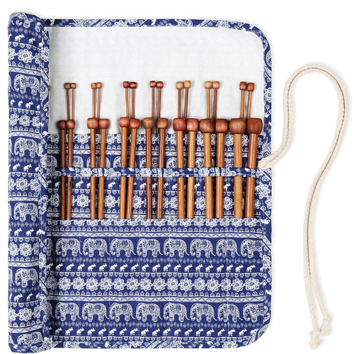 Bambus stricknadeln set - bambus,