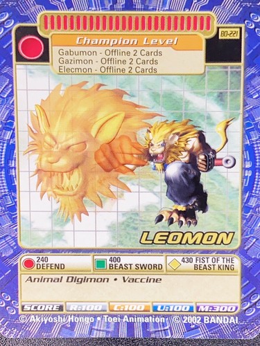 Leomon digimon digi - leomon, digi-battle