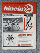 Fußball Programm  DFB-Pokal  1. FC Kaiserslautern - Alemannia Aachen 31.1.1981