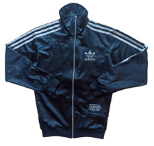 Adidas Chile 62 Jacke Shiny Wetlook silber silver schwarz Jacket Sz. XS