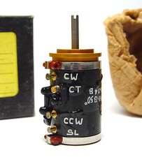 Litton 10-Gang Präzisions-Potentiometer 900217-0050, im Servo-Gehäuse, NOS