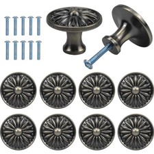 Vintage Schubladenknopf Bronze