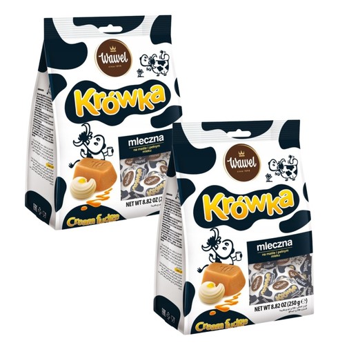 Wawel milch karamellbonbons - milch, 2x