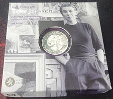Finnland 10 Euro 2014 Spiegelglanz 100. Geburtstag Tove Jansson  500 Silber