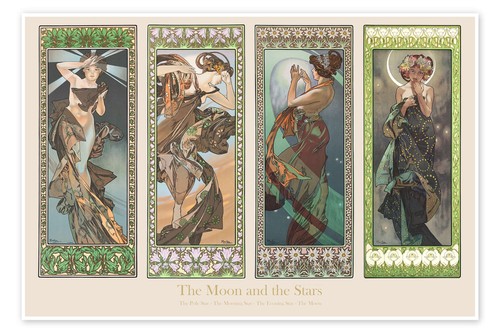 Poster the moon and - the,
