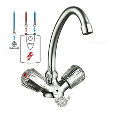 Wasserhahn Niederdruck Küche Spültisch Waschtisch Armatur mit Kugelkette