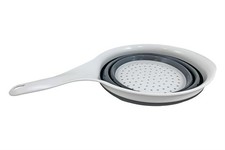 Faltbares Sieb grau/weiß 1,5l