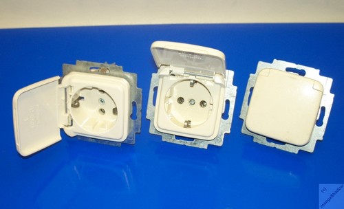 Unterputz steckdose mit - 3x,