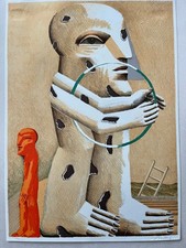 Horst Antes Farb-Lithographie