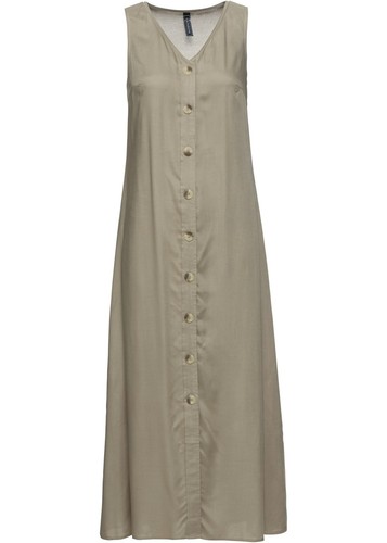 Kleid mit hornimitatknöpfen - kleid,