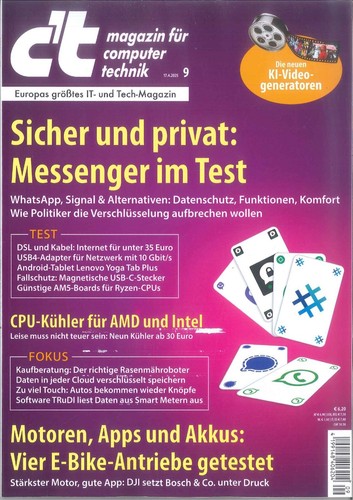 Magazin 2025 sicher - c't, magazin,