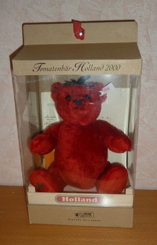 Steiff tomatenbär 30cm - tomatenbär,