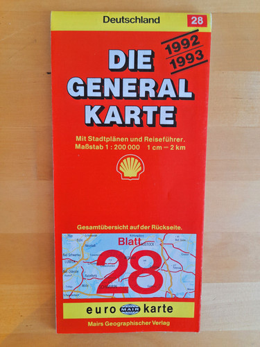 Deutschland die generalkarte - deutschland,