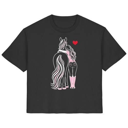 Pferdeliebe shirt damen - pferdeliebe, t-shirt