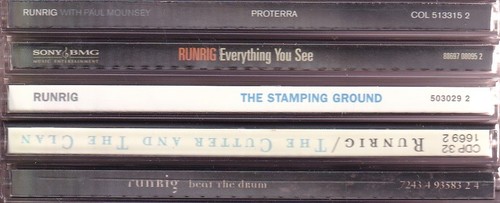 Runrig pack 5x album - -,
