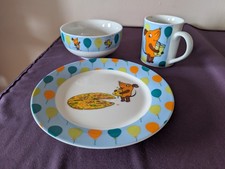 Kindergeschirr "Die Maus" Gedeck 3tlg. Tasse Schale und Teller