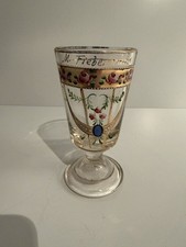 Antiker Fussbecher Becher Glas