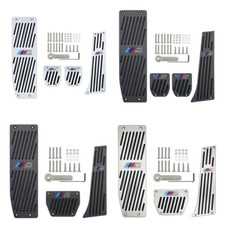 Alu Pedale Set Automatik + Fußstütze für BMW E30 E36 E46 E87 E90 E91 E92 E93 M3