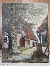 Ölgemälde Bauernhof  Ohne
