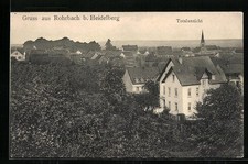 Rohrbach b. Heidelberg, Totalansicht der Ortschaft, Ansichtskarte 