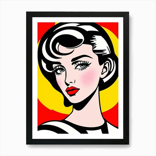 Vibrant embrace pop art - a,