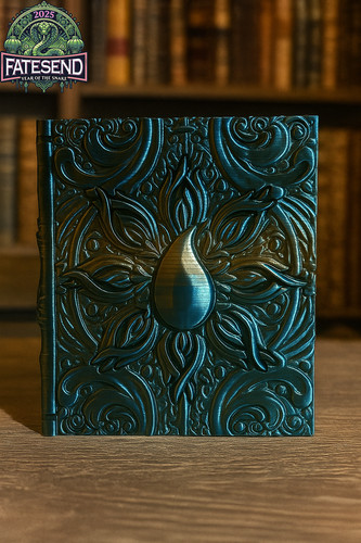 Book tome water magic - book,