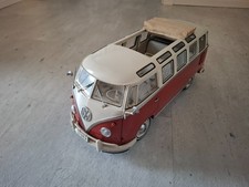 Volkswagen VW Typ 2, T 1, Samba Bus, rot/weiß, 1:12, Sun Star